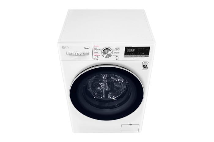 LG F4V5VGP0W 9 Kg / 6 Kg Beyaz Kurutmalı Çamaşır Makinesi