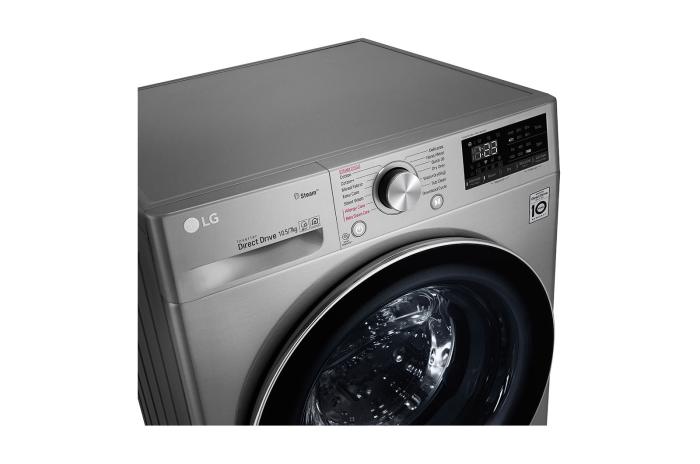 LG F4V5RGP2T 10,5/7 Gri Kurutmalı Çamaşır Makinesi